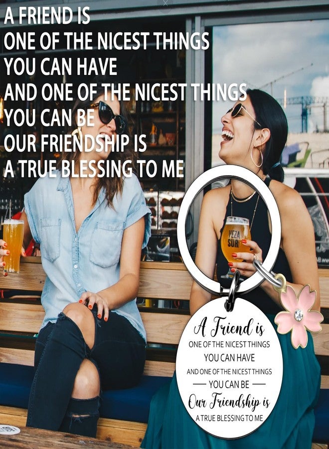 Aisity Friendship Gifts for Women Friends Female Bff Bestie Gift Best Friend Keychain Gift for Teen Girls Women Birthday Christmas Gifts Stocking Stuffers for Teen Girls - Image 5